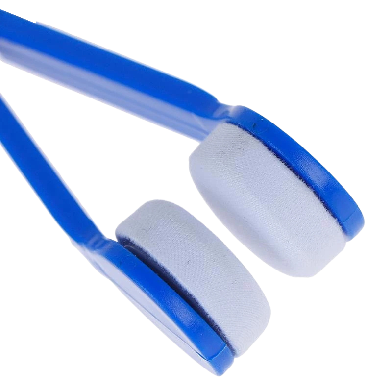 Limpiador de lentes de microfibra 2 en 1