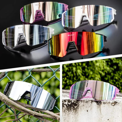 Gafas de sol deportivas SCVCN para hombre y mujer – Ciclismo, MTB, bicicleta, camping, golf, béisbol, moda Y2K, UV400, estilo urbano