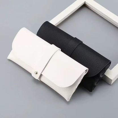 Estuche clásico de cuero para gafas – Elegante y duradero