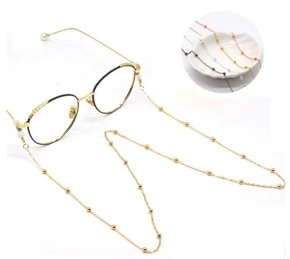 Cadena pulida – Accesorio elegante para gafas