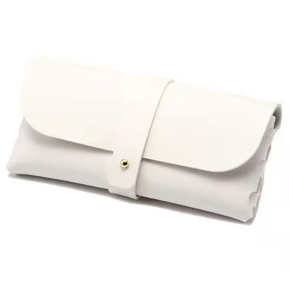 Estuche clásico de cuero para gafas – Elegante y duradero