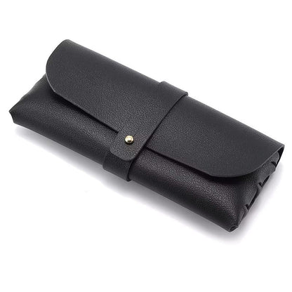 Estuche clásico de cuero para gafas – Elegante y duradero