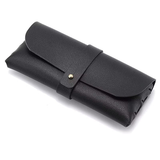 Estuche clásico de cuero para gafas – Elegante y duradero
