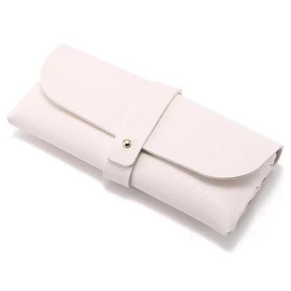 Estuche clásico de cuero para gafas – Elegante y duradero