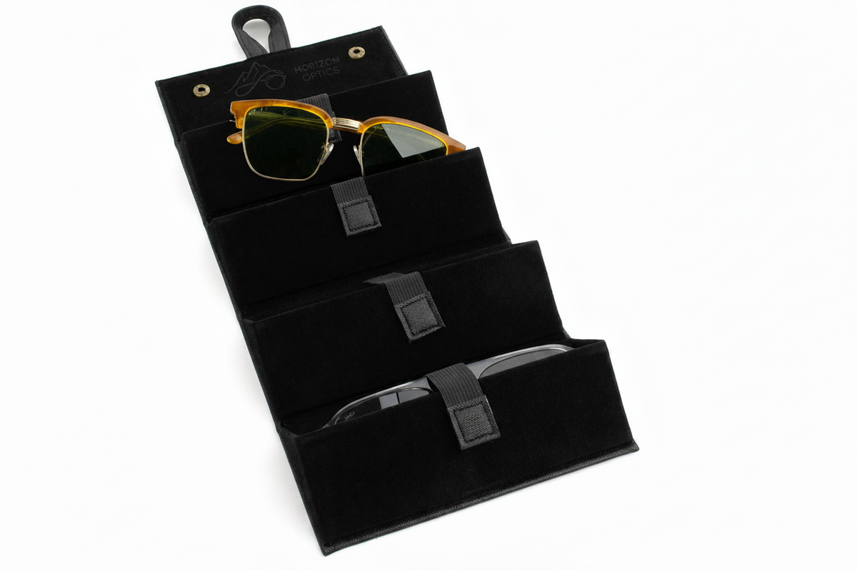 Estuche de viaje de 4 niveles para gafas