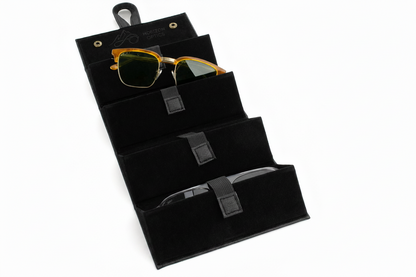 Estuche de viaje de 4 niveles para gafas
