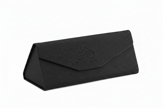 Estuche plegable tejido para gafas de sol