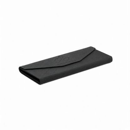 Estuche plegable tejido para gafas de sol