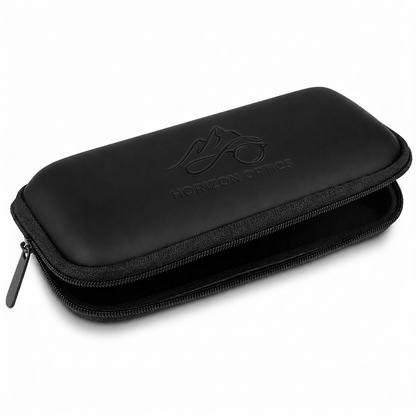 Funda blanda con cremallera para gafas de sol