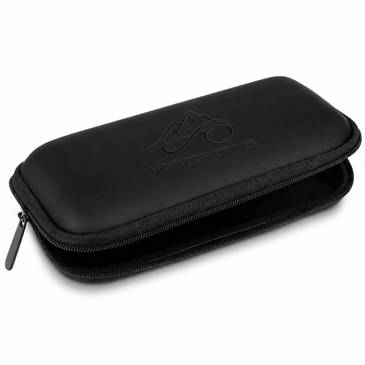 Funda blanda con cremallera para gafas de sol